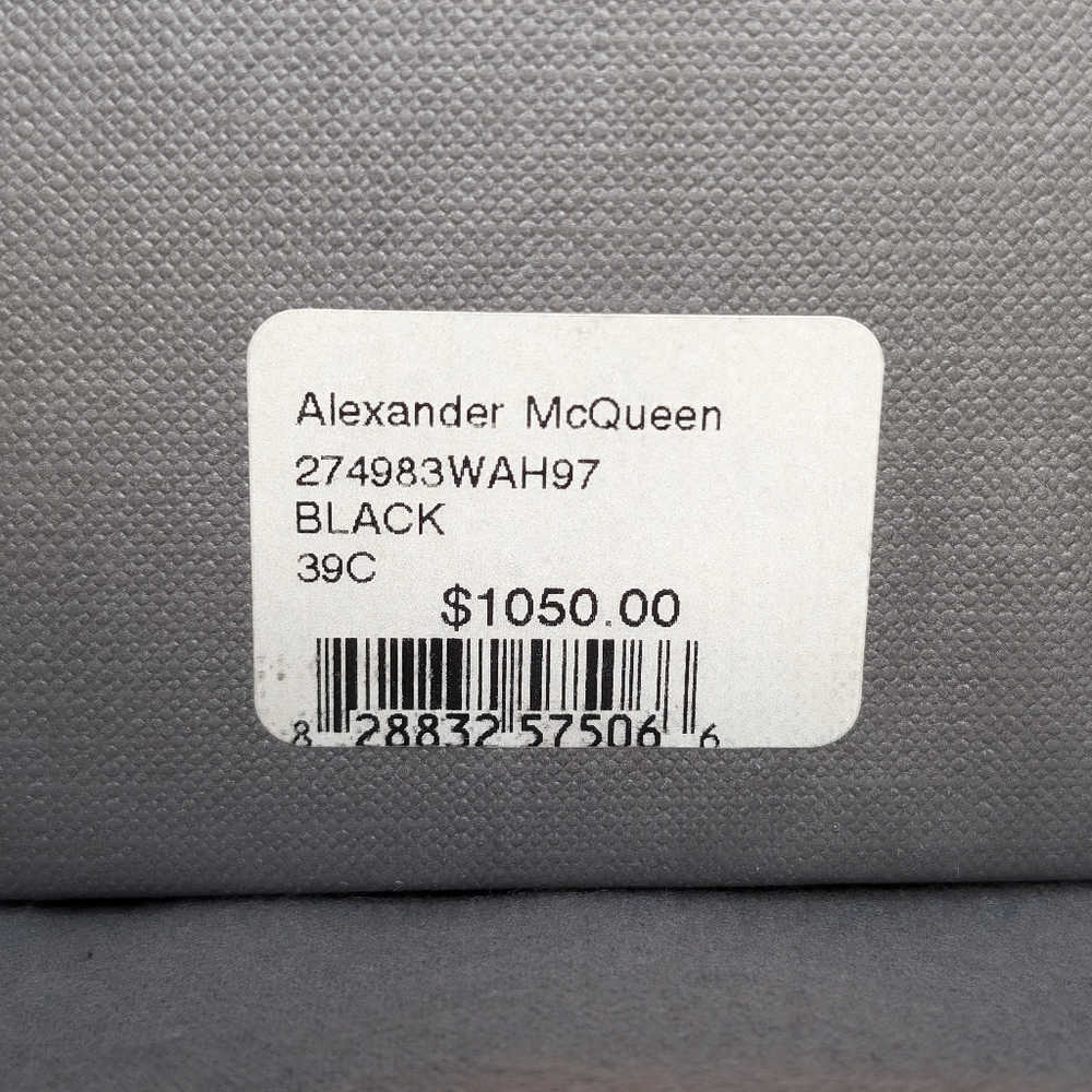 Alexander McQueen | Fall 2011 Black Heelless Suede Bow Platform | 39 - Picture 4 of 8